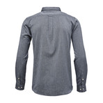 Melange Twill Shirt // Eclipse (XL)