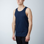 Ultra Soft Semi-Fitted Tank // Navy (M)