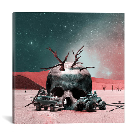 Skull Abode (18"W x 18"H x 0.75"D)