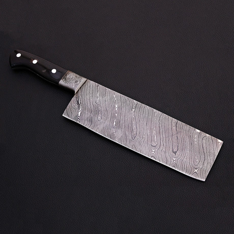 Damascus Cleaver Knife // 9035