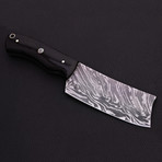 Damascus Mini Cleaver // 9044