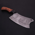 Damascus Cleaver Knife // 9048