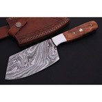 Damascus Cleaver Knife // 9049