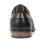 Rigby Stamped Leather Wing Tip // Black (US: 10.5)
