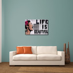 Life Is Beautiful // Gallery Wrapped Canvas (20"W x 30"H x 0.8"D)