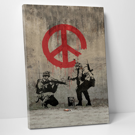 Peace // Gallery Wrapped Canvas (20"W x 30"H x 0.8"D)