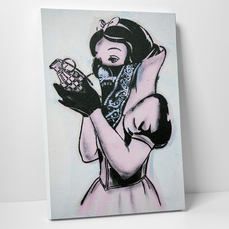 Grenade // Gallery Wrapped Canvas (16"W x 20"H x 0.8"D)