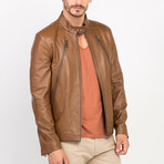 Levine Leather Jacket // Camel (XS)