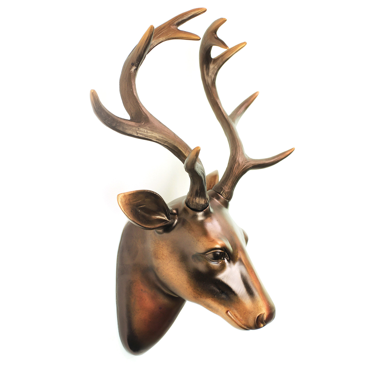 Contemporary Deer Head Wall Art (Copper) Walplus Touch of Modern