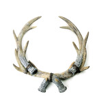 Contemporary Elk Antlers Wall Hanger Wall Art