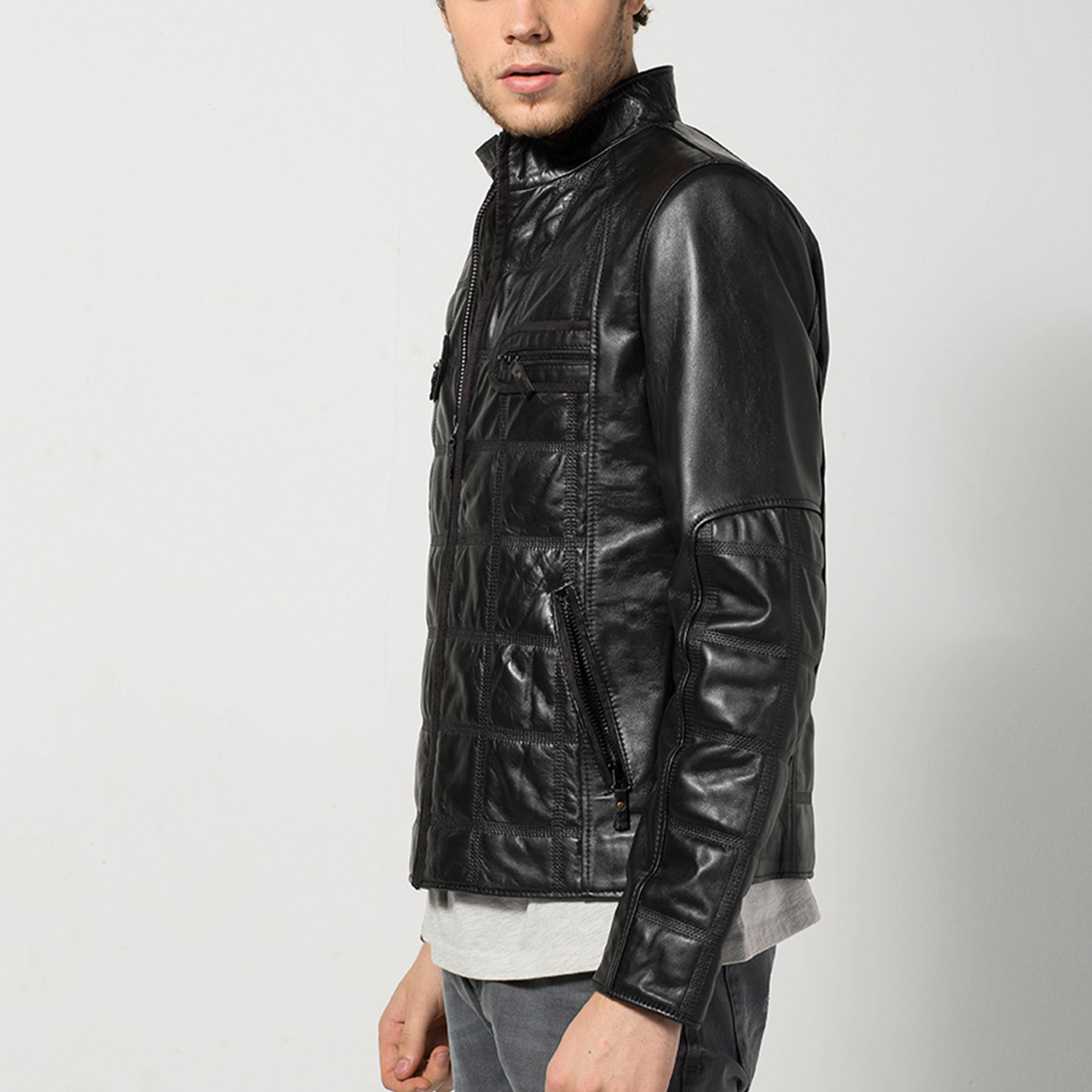 Cambridge Leather Jacket // Black (S) - Jimmy Sanders - Touch of Modern