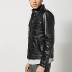Cambridge Leather Jacket // Black (L)