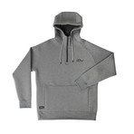 Fliament 1/4 Zip Hoodie  // Gunmetal Heather (L)