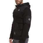Biteback Zip-Up // Black (L)