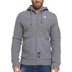 Biteback Zip-Up // Light Grey Marl (M)