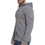Biteback Zip-Up // Light Grey Marl (M)