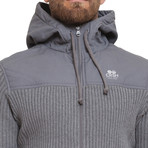 Biteback Zip-Up // Light Grey Marl (M)