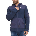 Biteback Zip-Up // Mood Indigo Marl (XL)