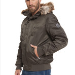 Newbomb Jacket // Peat Green (L)