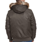 Newbomb Jacket // Peat Green (L)