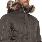 Newbomb Jacket // Peat Green (L)