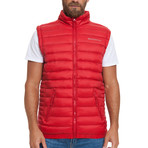 Zipoff Puffer Coat // Haute Red (M)