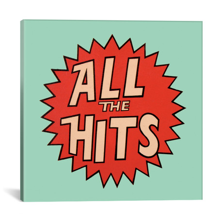 All The Hits (18"W x 18"H x 0.75"D)