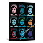 Jacqueline Kennedy Onassis Pop Art Collage (26"W x 18"H x 0.75"D)