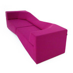 XO Sofa (Wool // Fuschia)