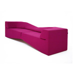 XO Sofa (Wool // Fuschia)