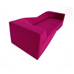 XO Sofa (Wool // Fuschia)