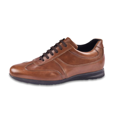 Cinque Terre Leather Sneaker // Brown (US: 8)