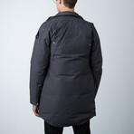 Stirling Parka // Grey + Black Fur (XL)