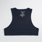 Ultra Soft Semi-Fitted Tank // Black + Navy + White // Pack of 3 (XL)