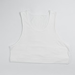 Ultra Soft Semi-Fitted Tank // Black + Navy + White // Pack of 3 (2XL)
