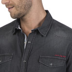 Pata Button Up Shirt // Antracite (XL)