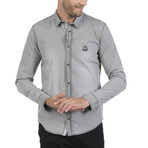 Pata Button Up Shirt // Grey (L)