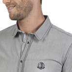 Pata Button Up Shirt // Grey (S)
