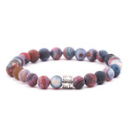 Gradient Stone Bracelet // Blue + Red + Purple