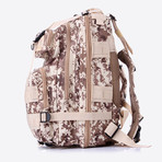 Tactical Military Backpack // Beige Camo