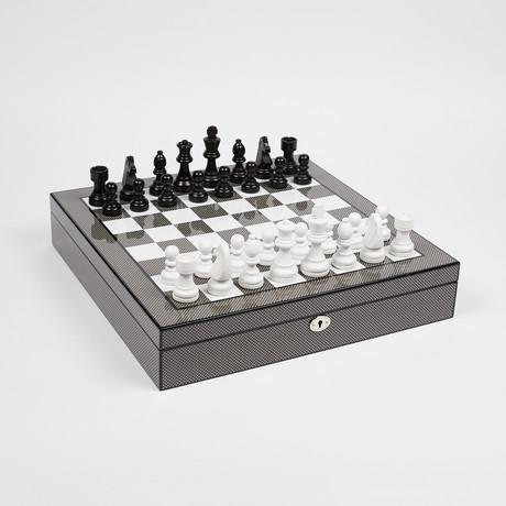 Chess Set // Carbon Fiber
