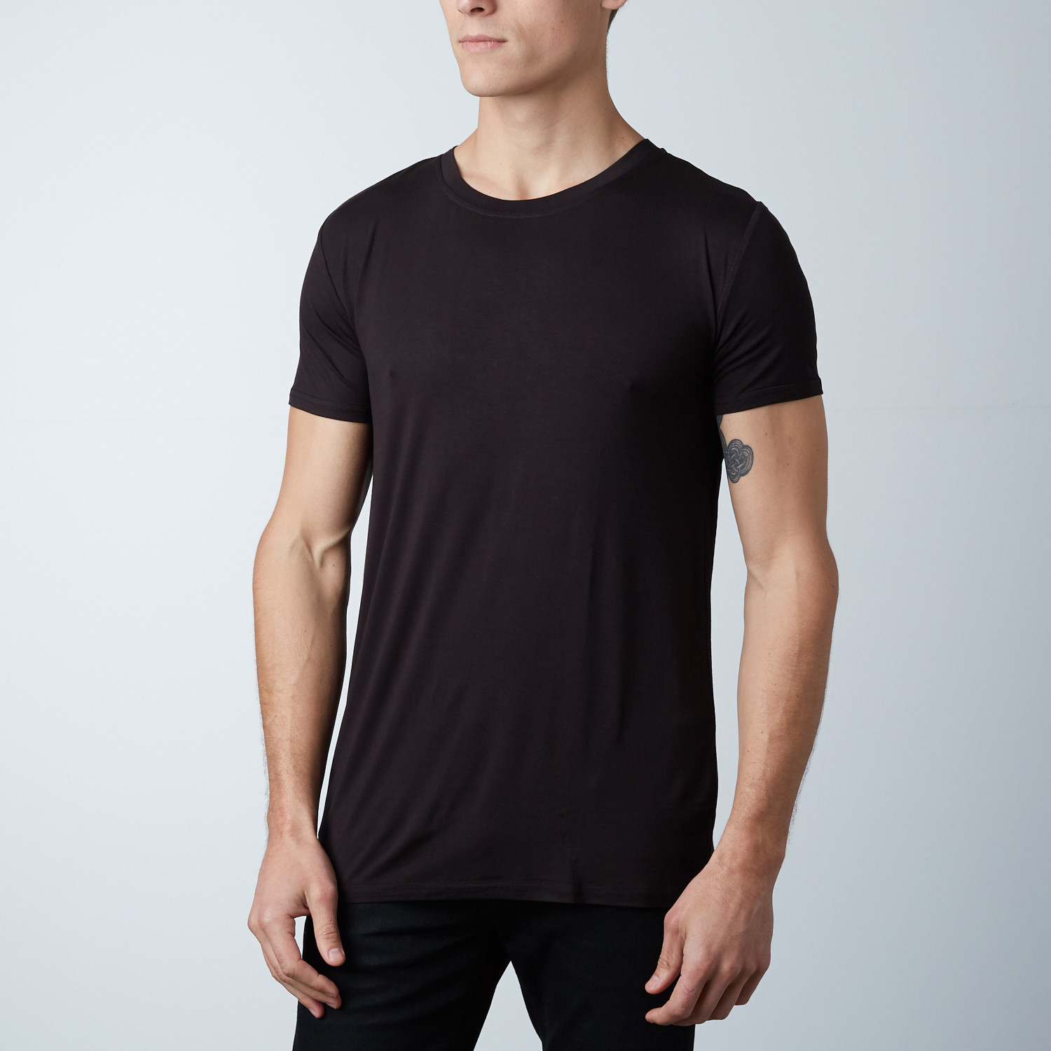 Crew Neck // Black // 2-Pack (S) - Selective - Touch of Modern