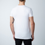 V Neck // White // 2-Pack (S)