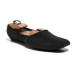 Argyle No Show Sock // Black + Grey // Set of 2