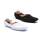 No Show Sock // White + Black // Set of 2