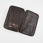 Leather Cross Body Bag // B-Burgundy