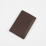 Leather Slim Card Wallet // Burgundy