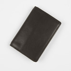 Leather Gusset Card Wallet + ID Window // Brown