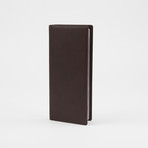 Leather Business Card Book Holder // Burgundy