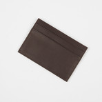 Leather Slim Card Case // Burgundy